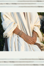 The Monk - Huge Handwoven Raw Silk Shawl