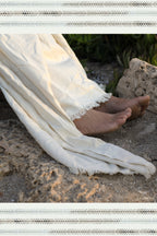 The Monk - Huge Handwoven Raw Silk Shawl