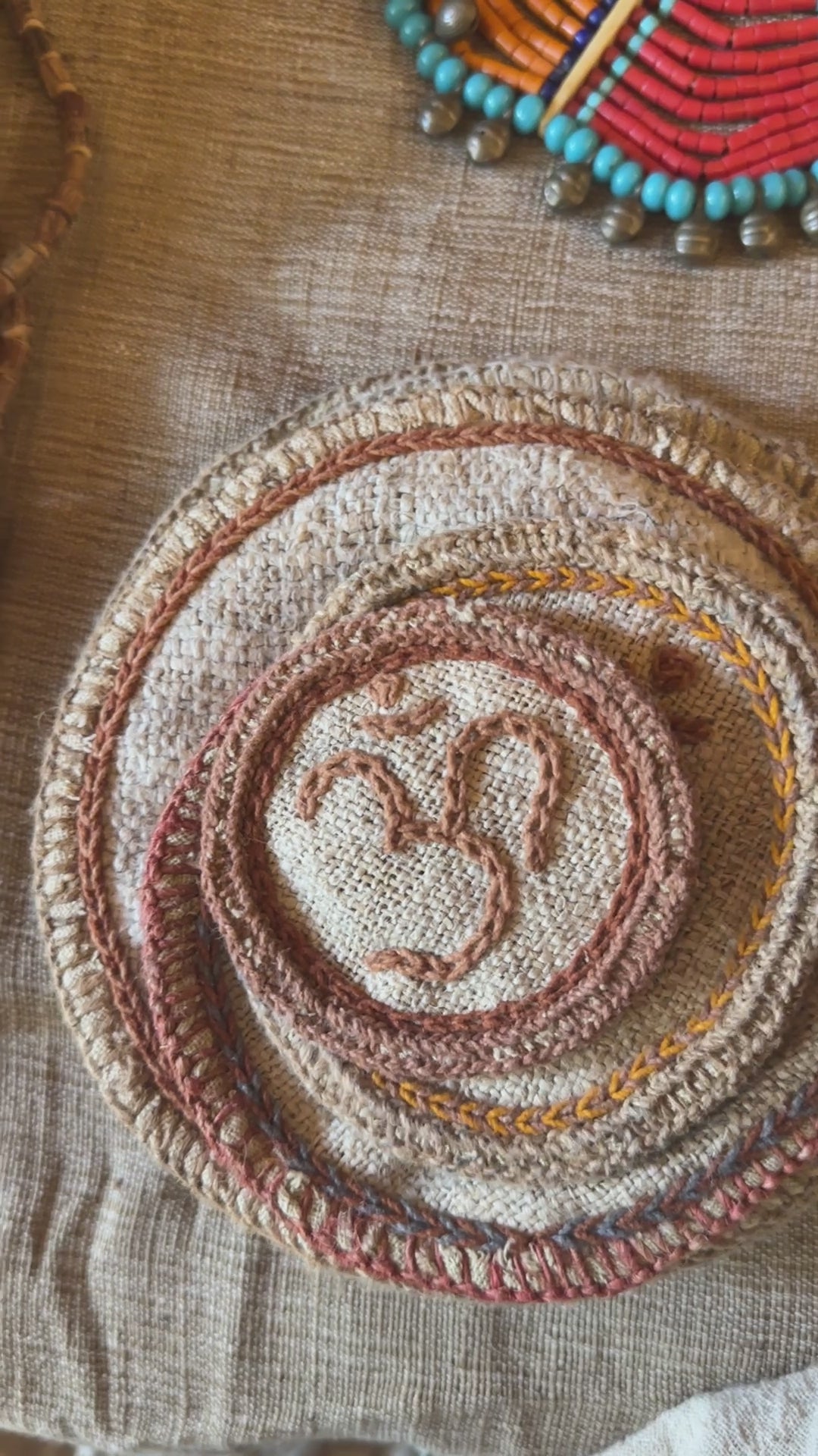 Handstitched Hemp Patch
