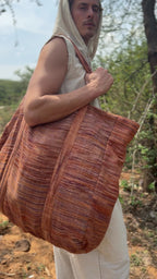 Huge Khadi Bag ~ Handloom Khadi Cotton