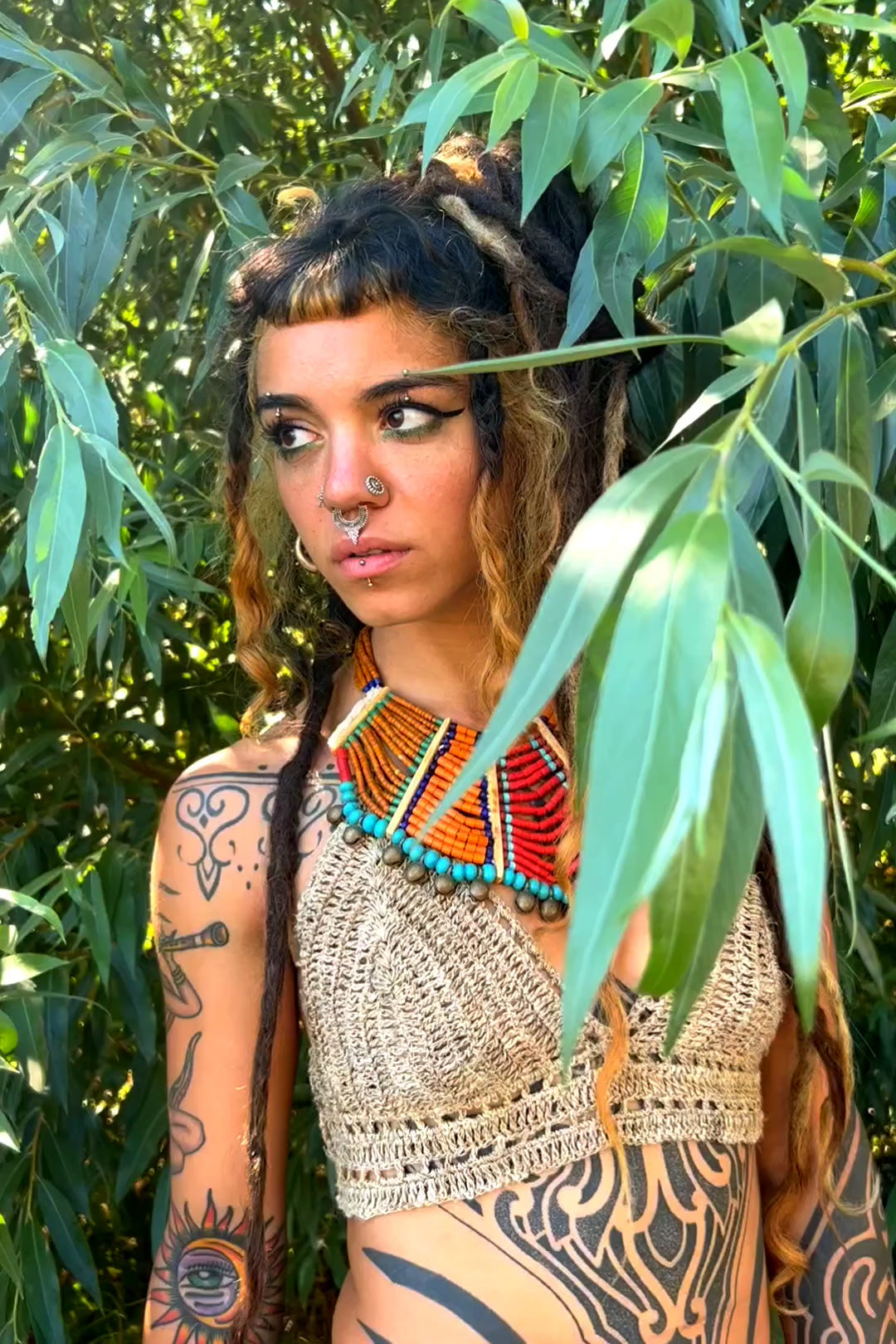 Knitted Beach Top ⋙ Wild Himalayan Hemp