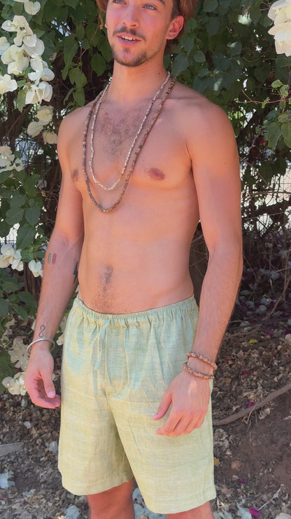 Khadi shorts from handwoven cotton