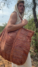 Huge Khadi Bag ~ Handloom Khadi Cotton