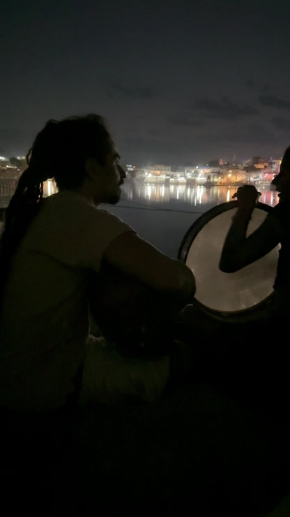 Eco Printed Cotton Shawl ~ Botanical Print Collection