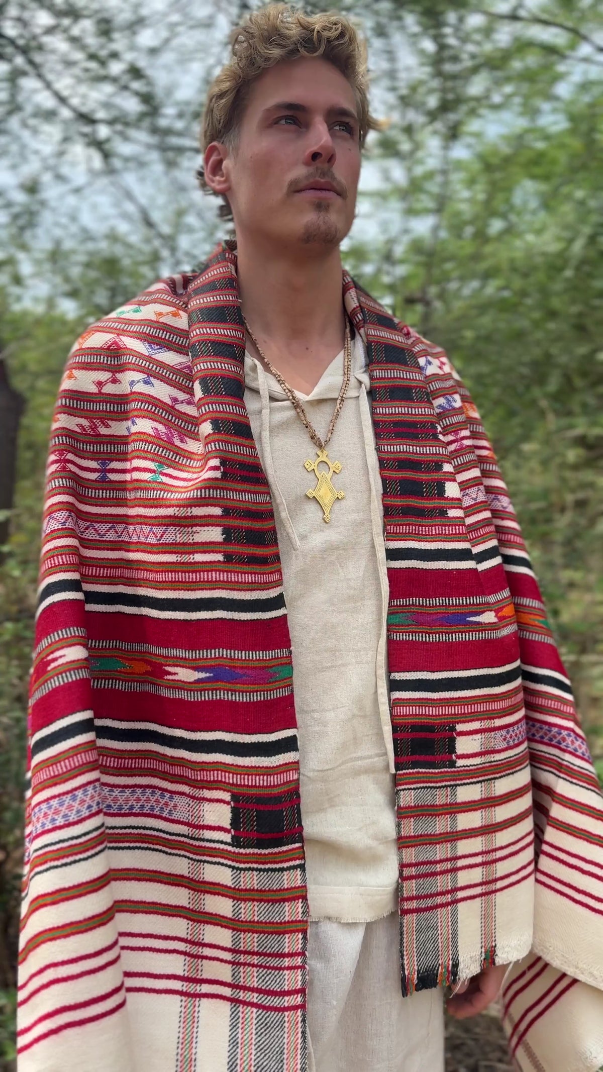 Traditional Rajasthani Pattu Shawl ⋙ Pure Handwoven Wool