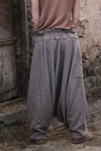 Harem Pants ⫸ made of Wool with Tribal Embroidery