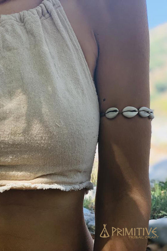 Shell Arm or Anklet Bracelets ⋙⋘ SET of 2
