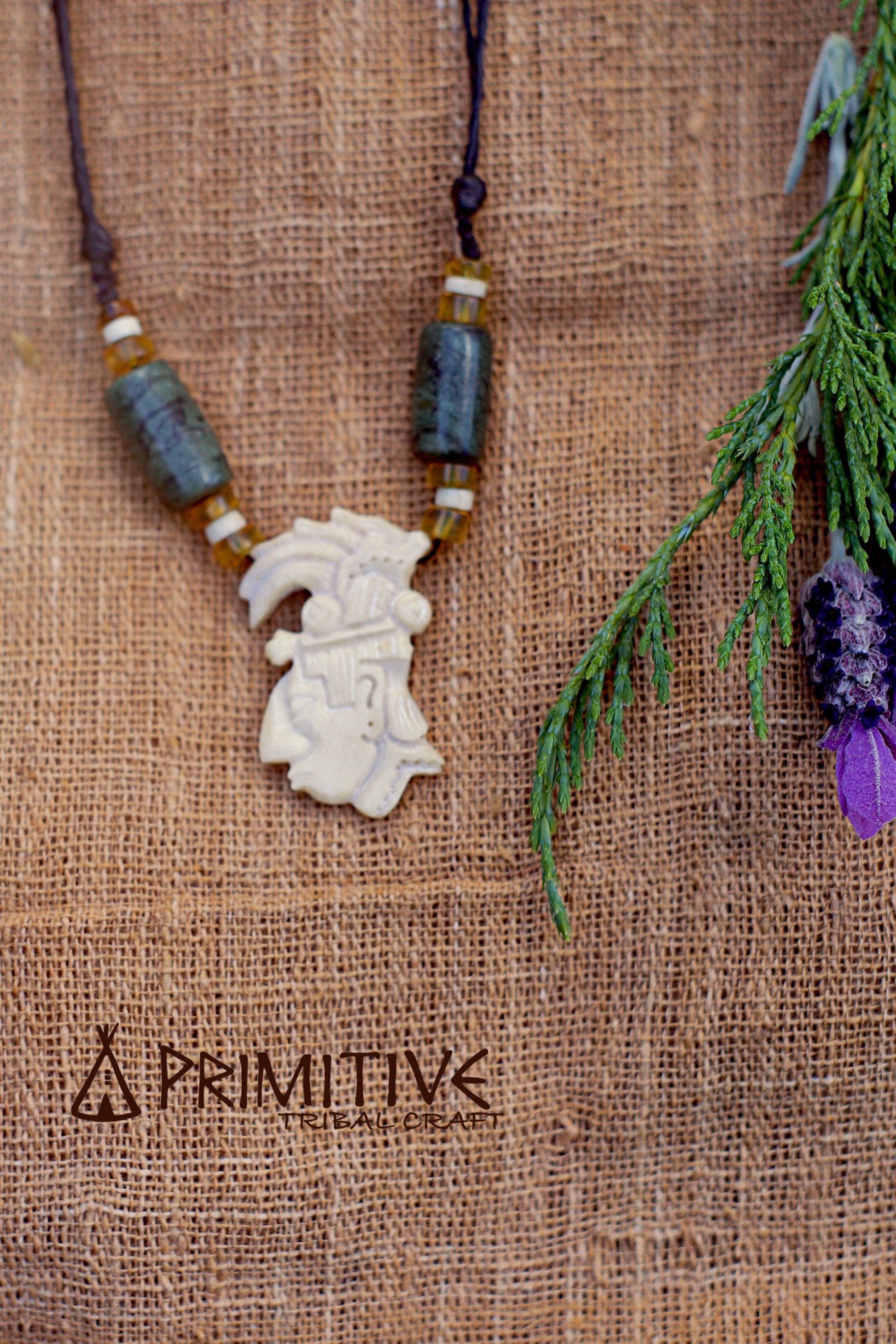 Pakal Hand Carved Necklace ⋙