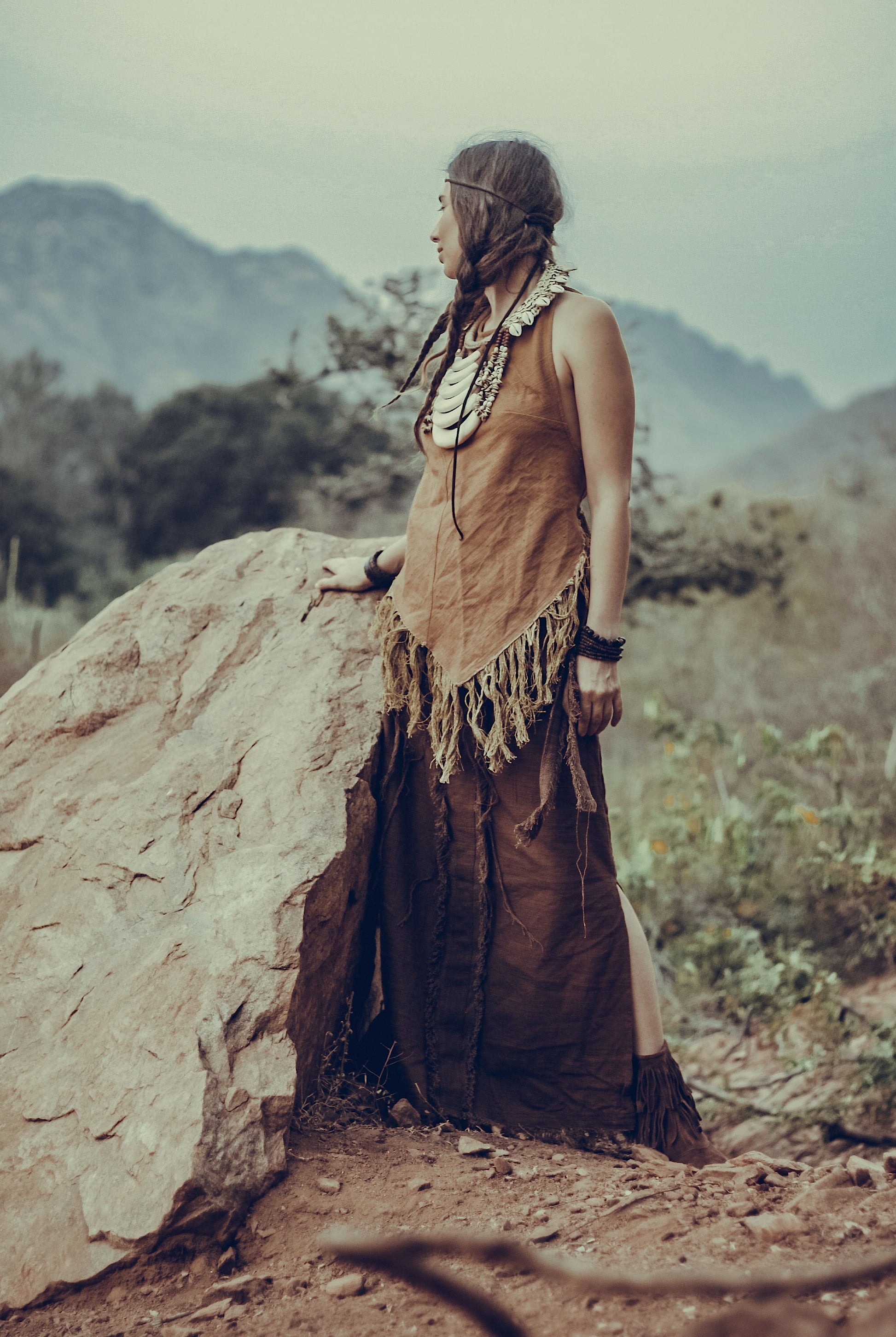Wise Tree Skirt ~ Handwoven Khadi Cotton