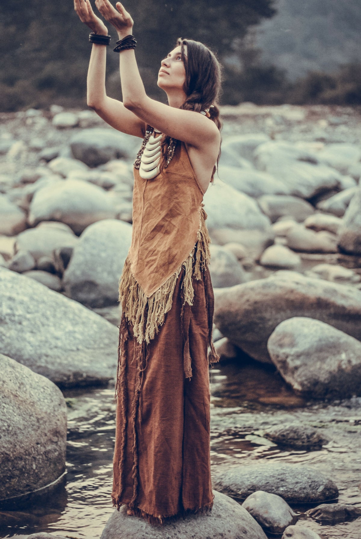 Wise Tree Skirt ~ Handwoven Khadi Cotton