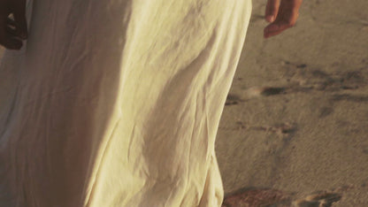 Jalabiya Kleid ⋙ Handgewebte Rohseide