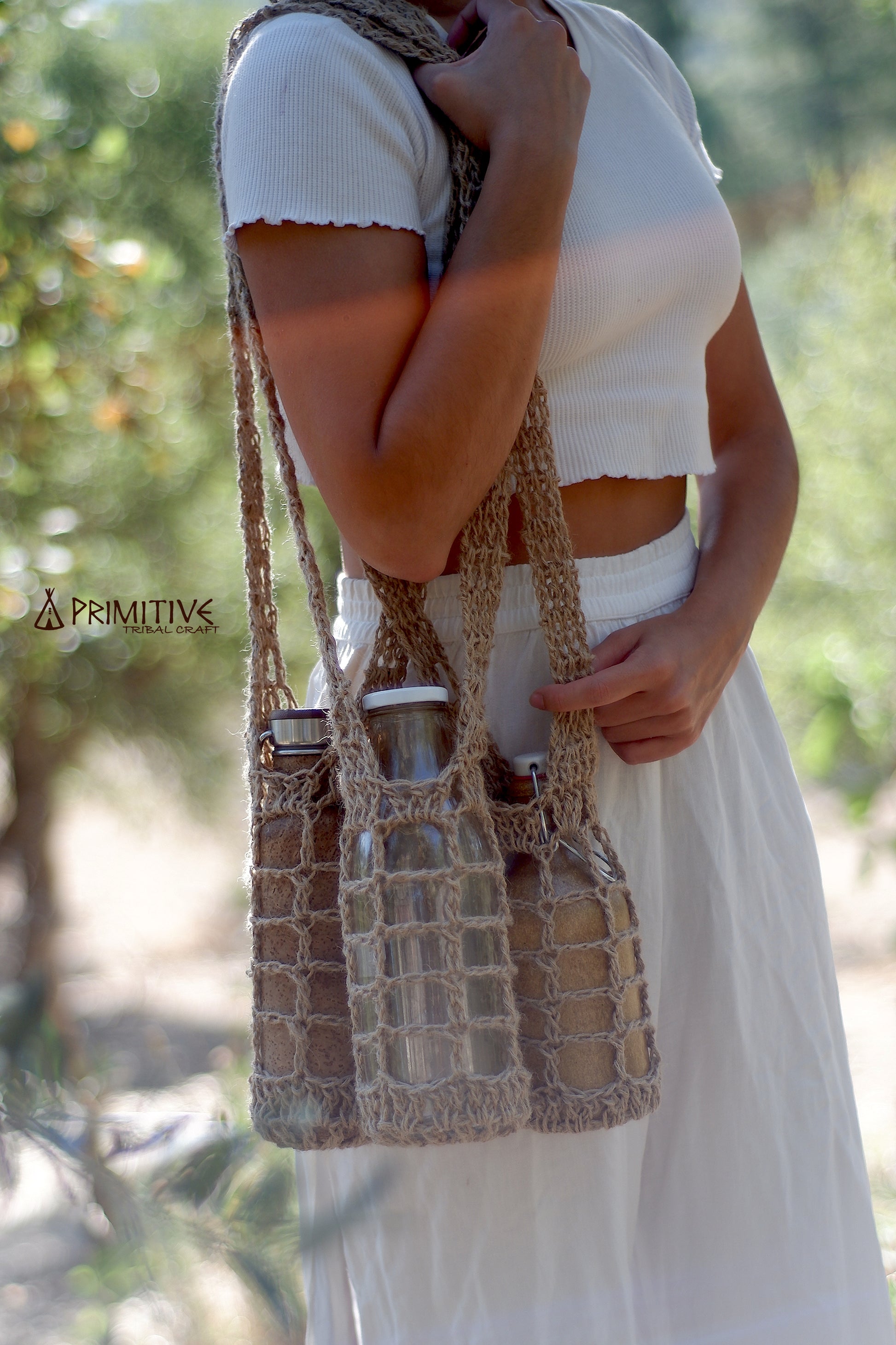 Jute Bottle Holder ⋙⋗