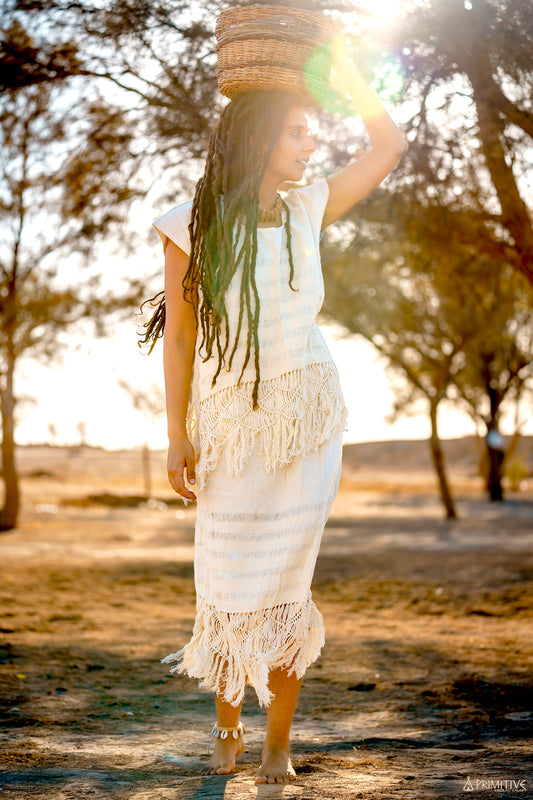 Oaxaca ⋙ Woven Cotton Outfit ⋙ Skirt and Top