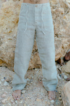 Linen Classic Straight Pants ⋙ LONGER LENGTH