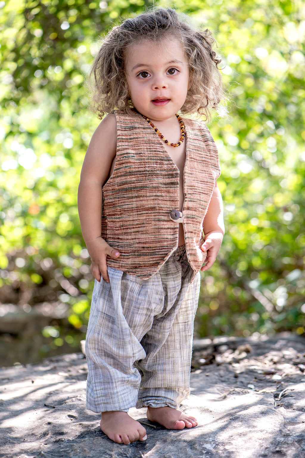 Children Vest ⋗⋙ Handwoven Khadi Cotton