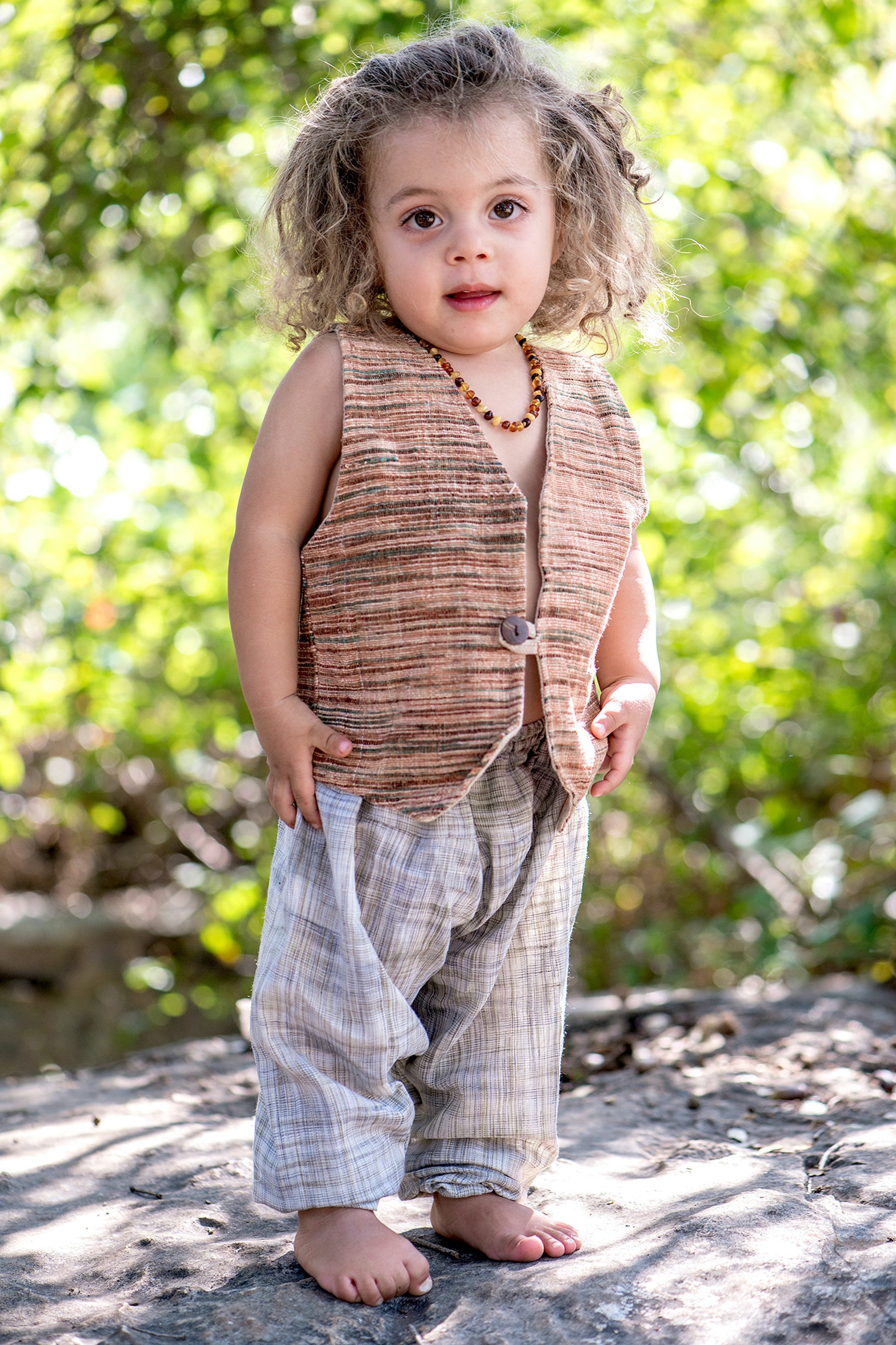 Children Vest ⋗⋙ Handwoven Khadi Cotton