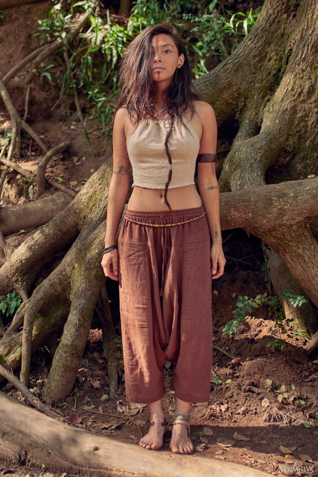 3/4 Harem Pants ⋙ Natural Cotton