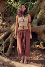 3/4 Harem Pants ⋙ Natural Cotton