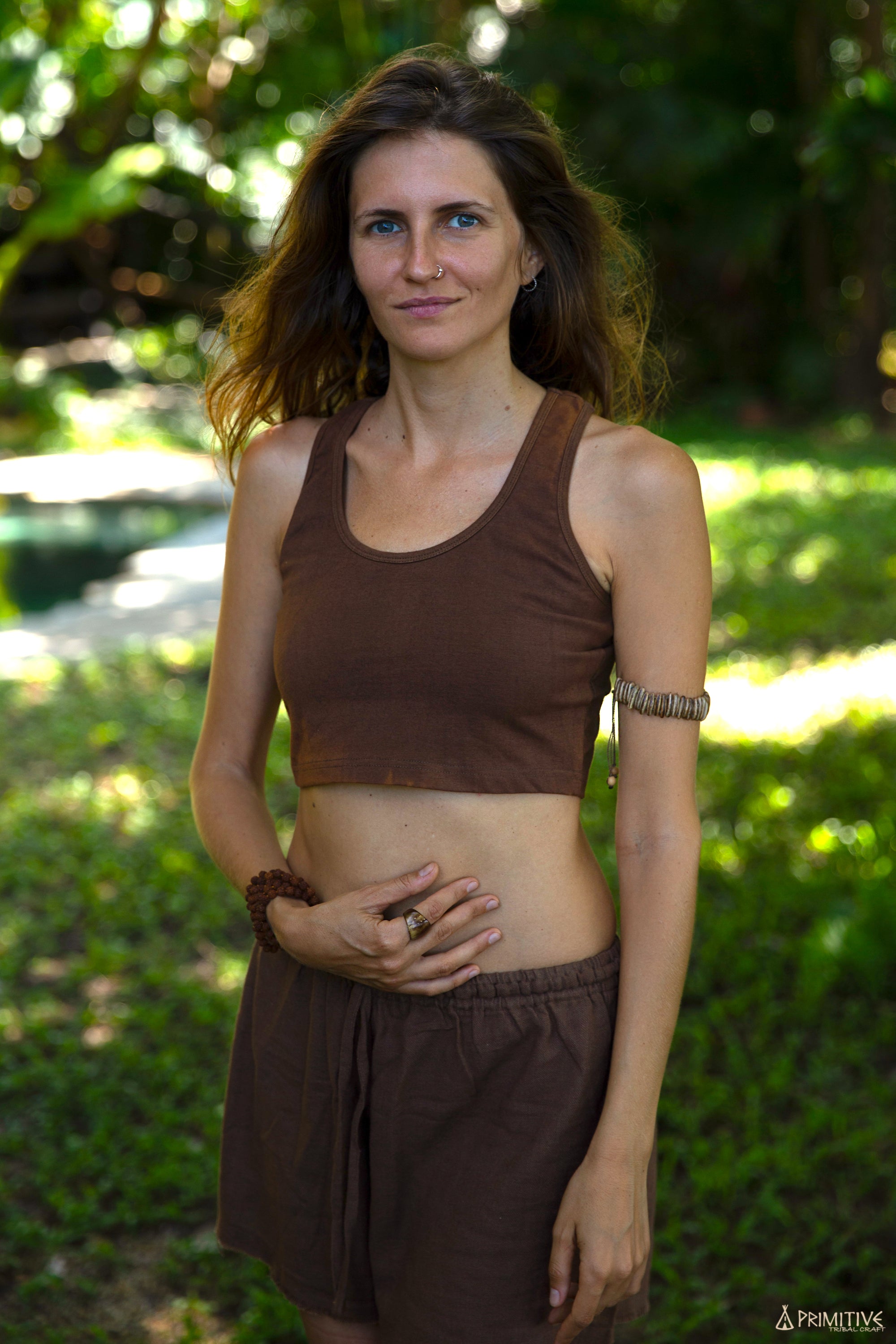 Organic Cotton Yoga Top ๑⋙ – Primitive Tribal Craft