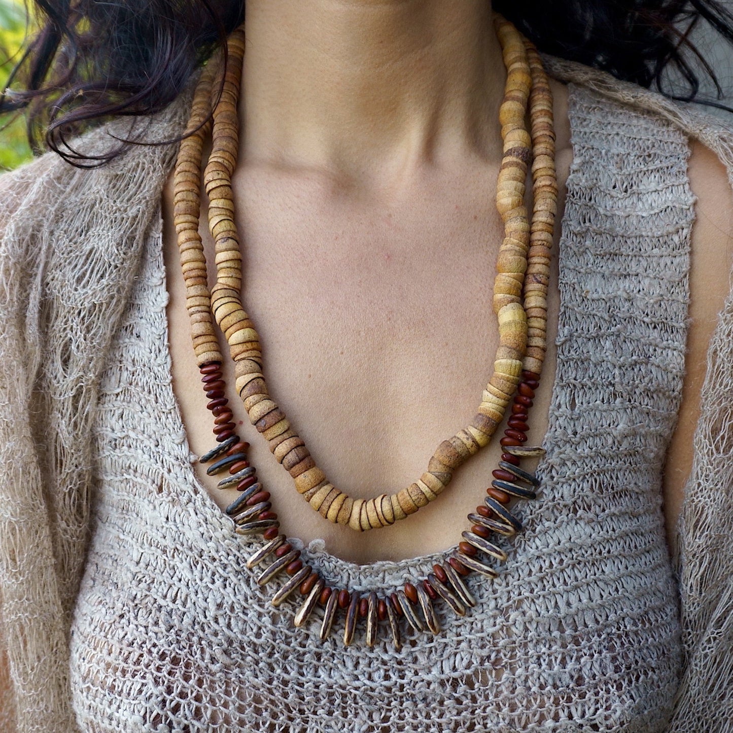Double ๑ Wild Seeds ๑ Necklace