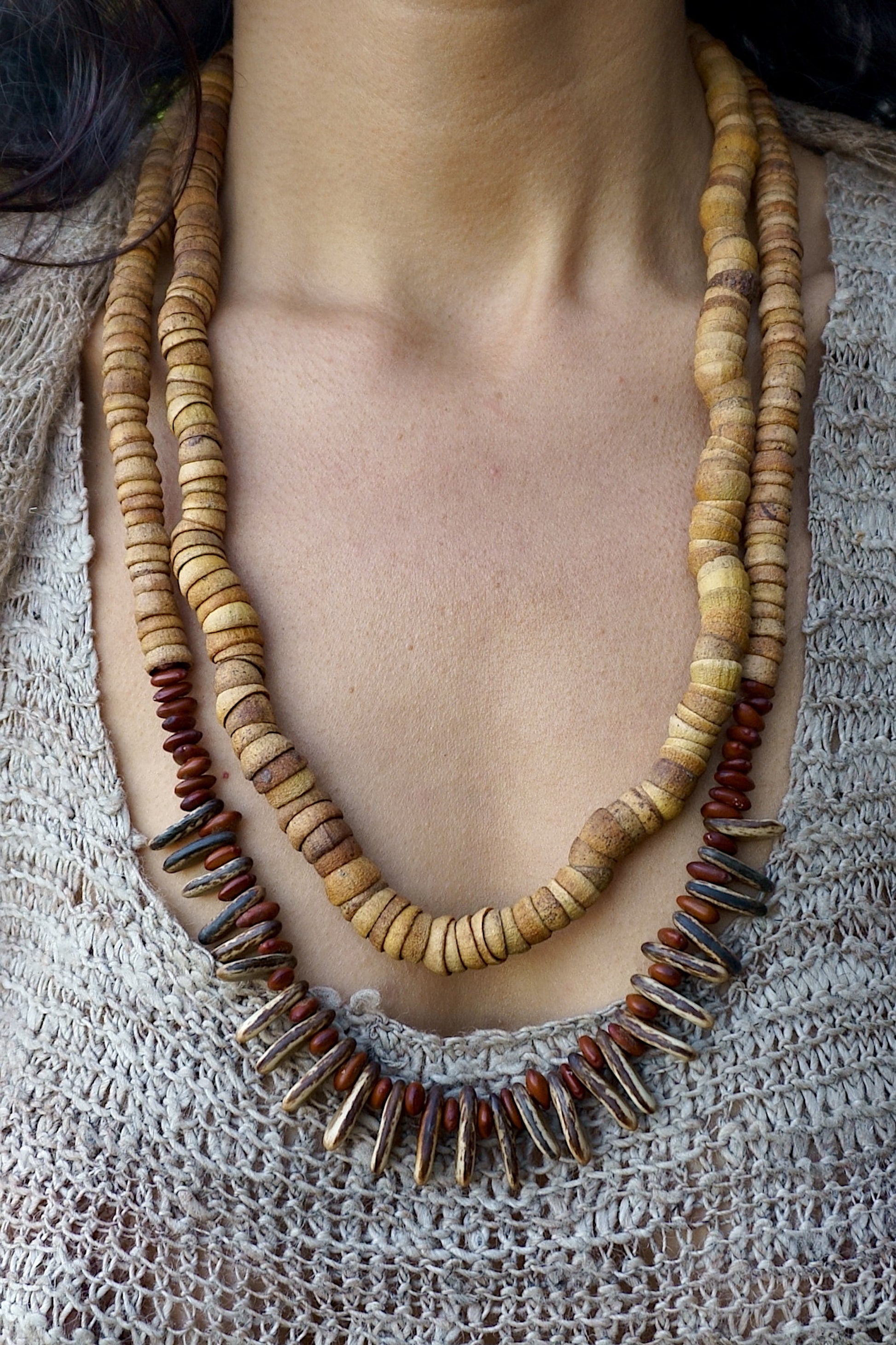 Double ๑ Wild Seeds ๑ Necklace
