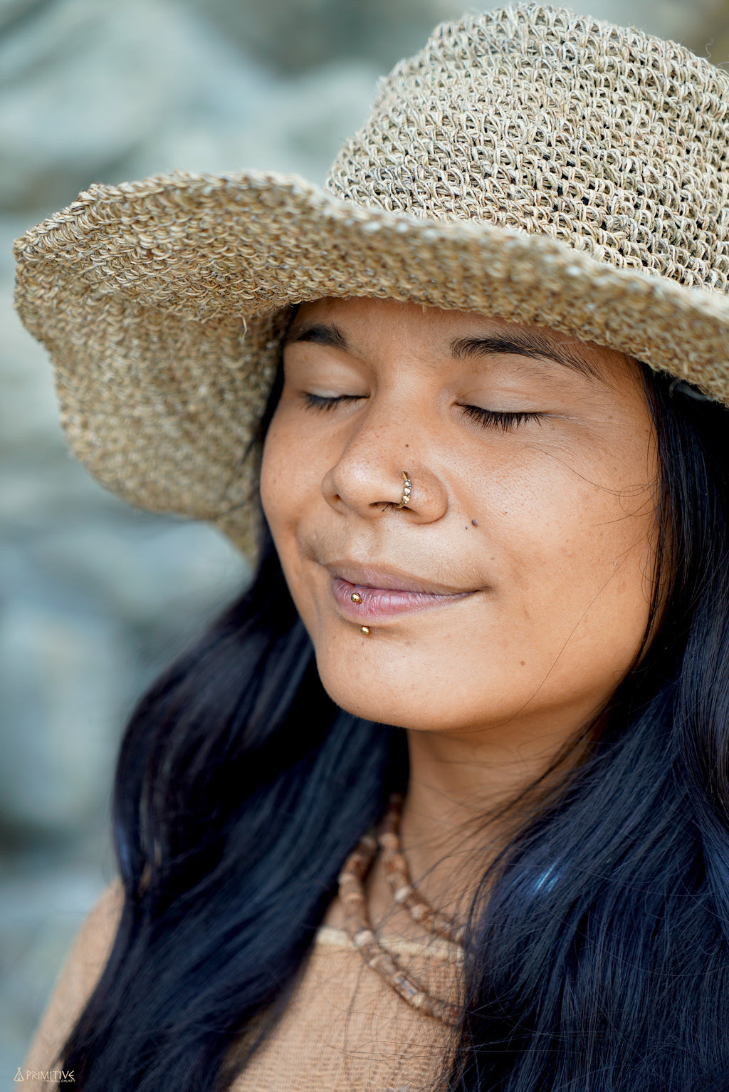 Knitted Hemp Hat >> Wild Himalayan Nettle >>