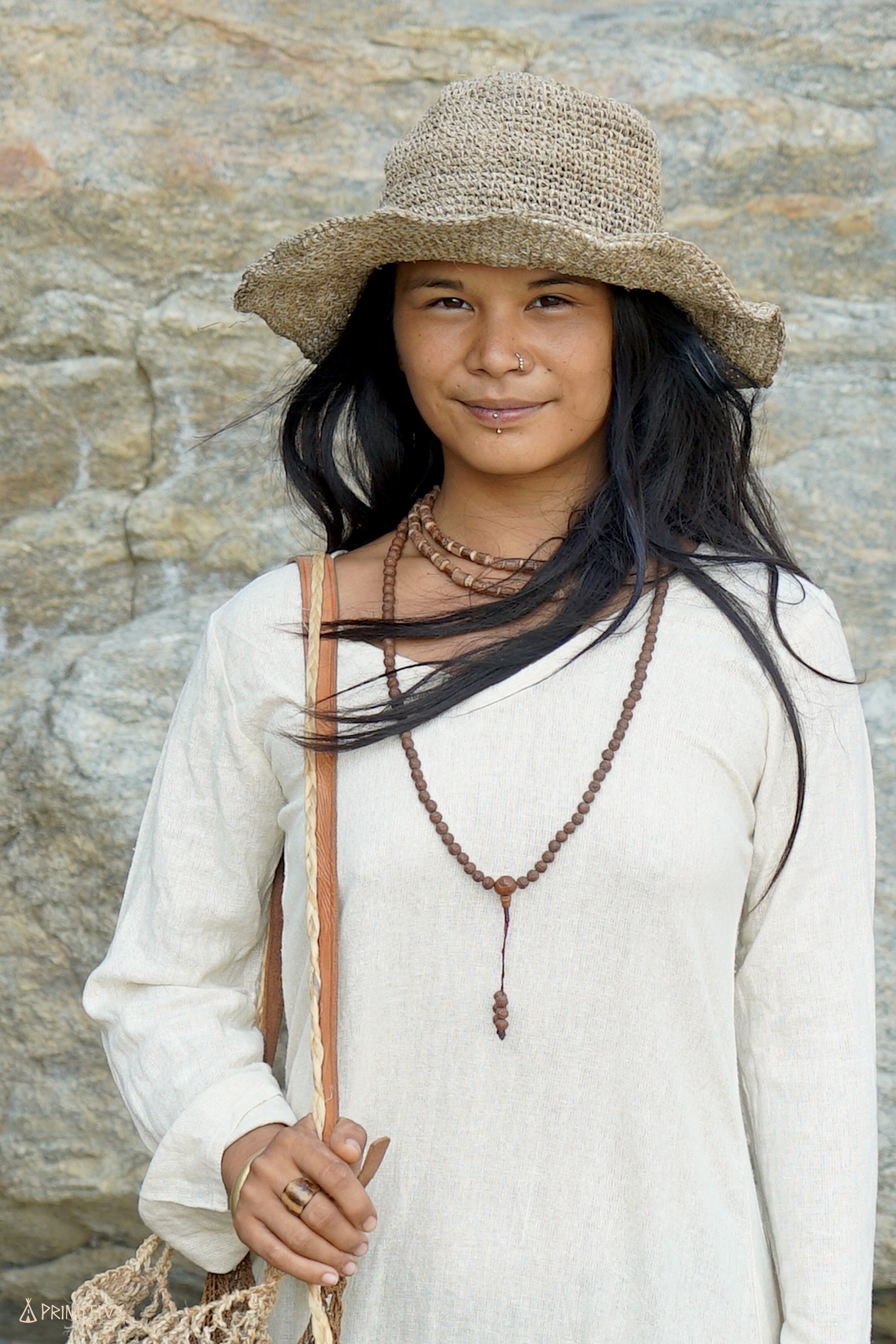 Knitted Hemp Hat >> Wild Himalayan Nettle >>