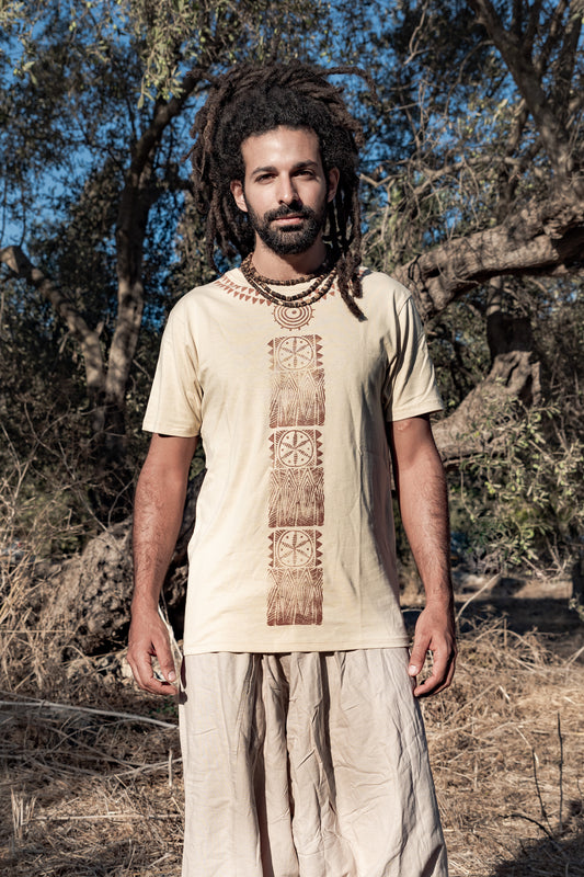 Block Printed T-Shirt ⫸⫸ Organic Cotton