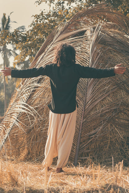 Short Kurta ~ Earthy Black ~