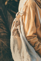 Hemp and Nettle Round Backpack