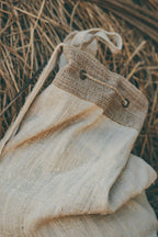 Hemp and Nettle Round Backpack