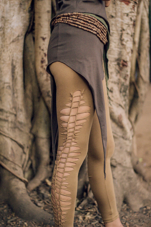 Cut Pixie Winter Leggings ⋙ Thick Organic Cotton