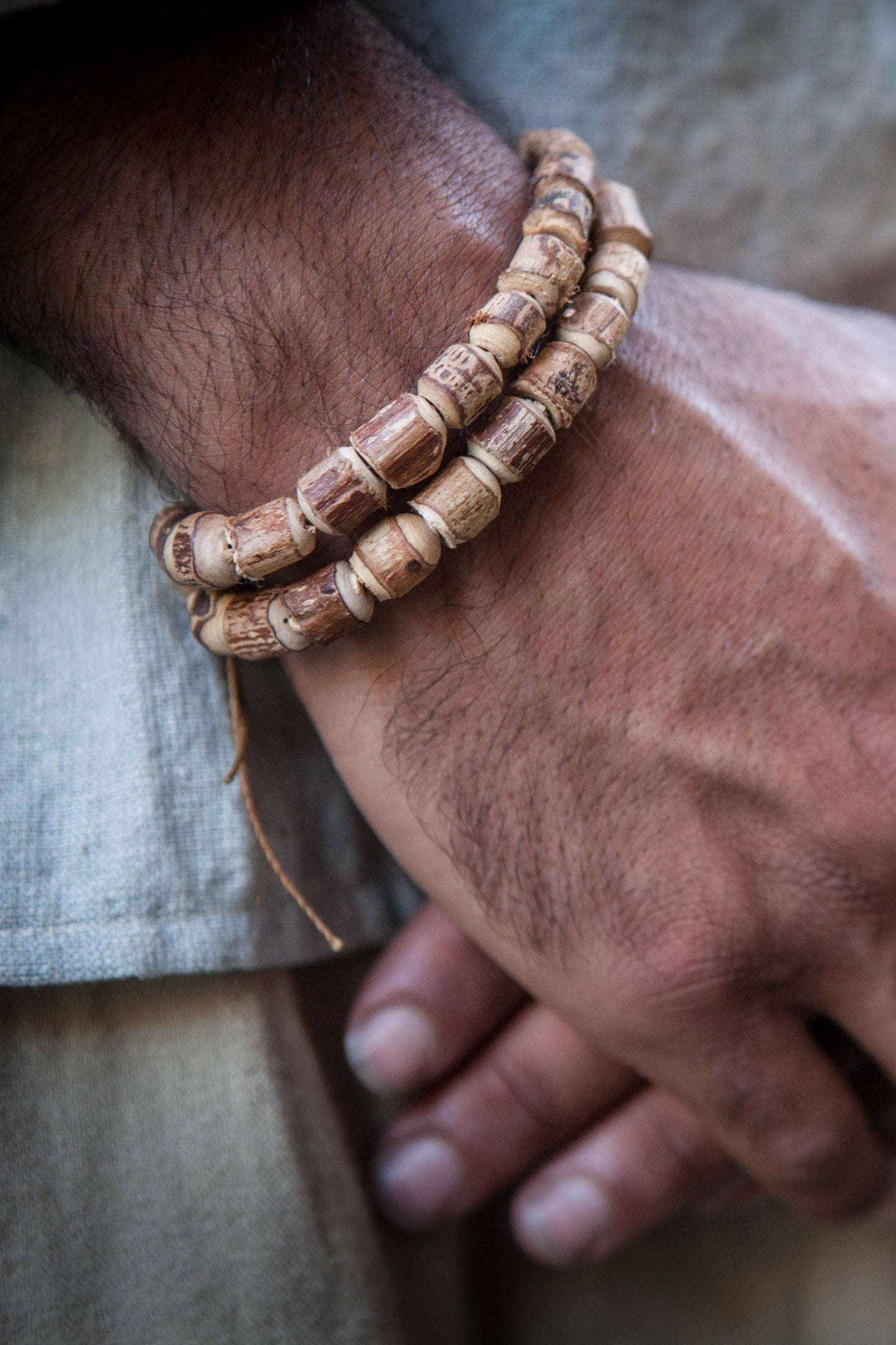 Tulsi Beads Double Bracelet ⋙ SET of 2