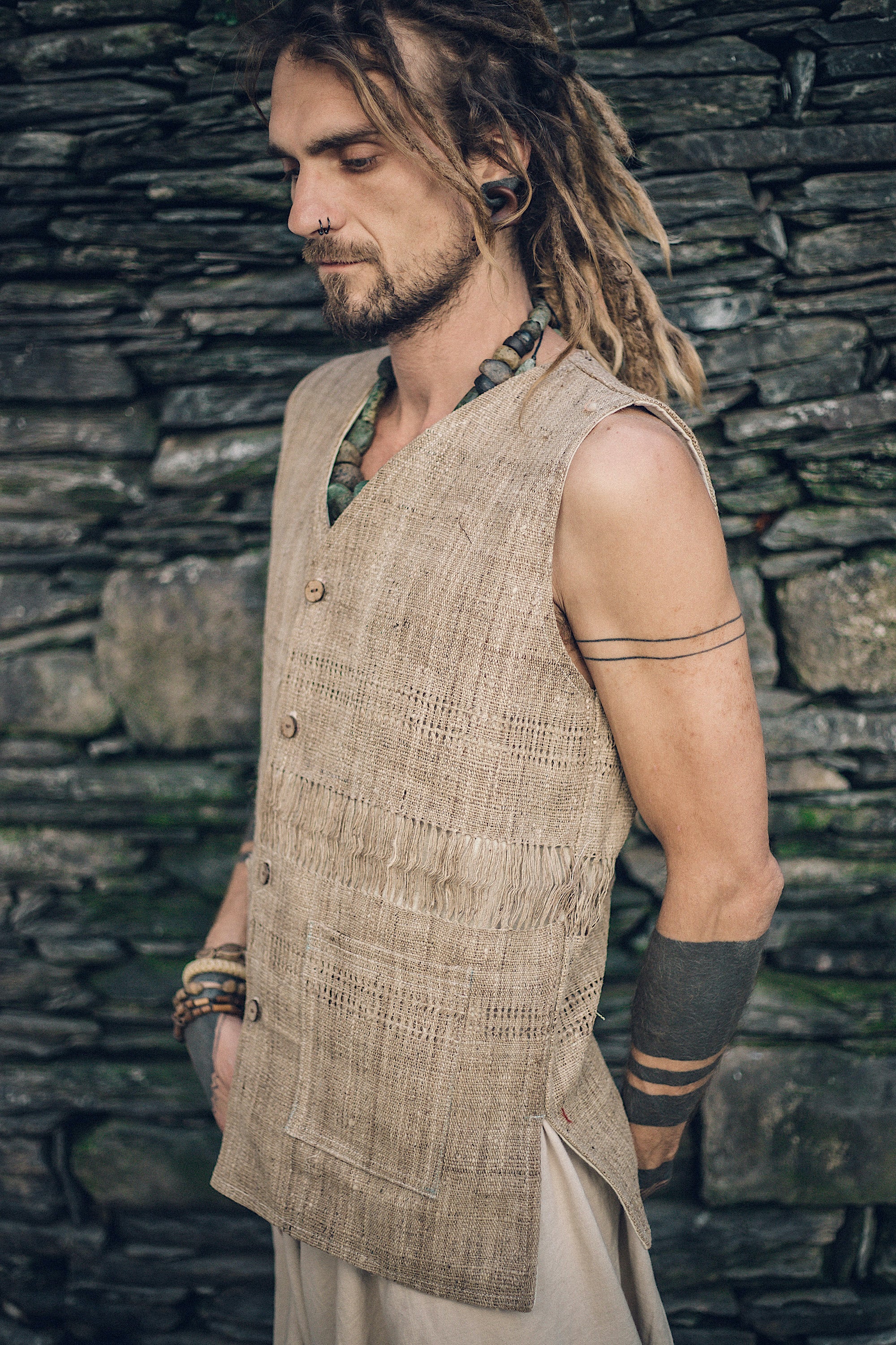 20% OFF ~ Handwoven Wild Nettle Vest
