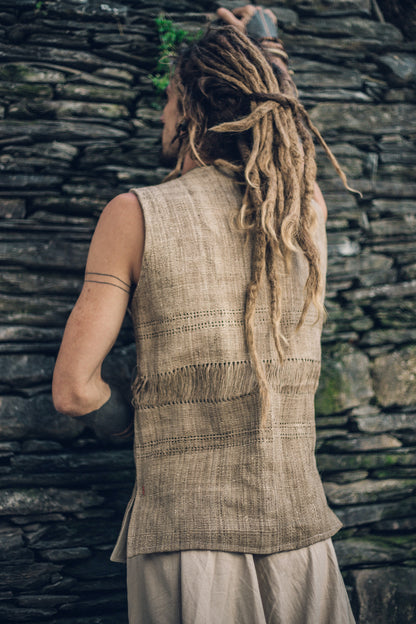 20% OFF ~ Handwoven Wild Nettle Vest