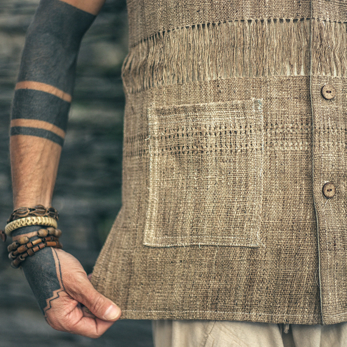 20% OFF ~ Handwoven Wild Nettle Vest