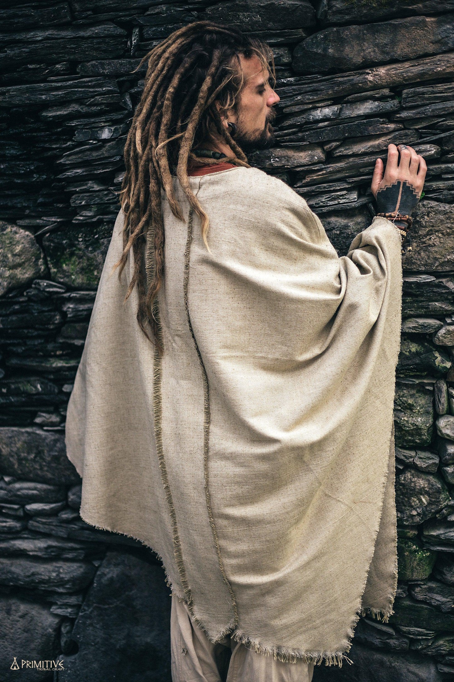 Tribal Arrows Poncho ⋙ Linen