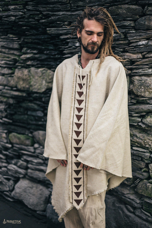 Tribal Arrows Poncho ⋙ Linen