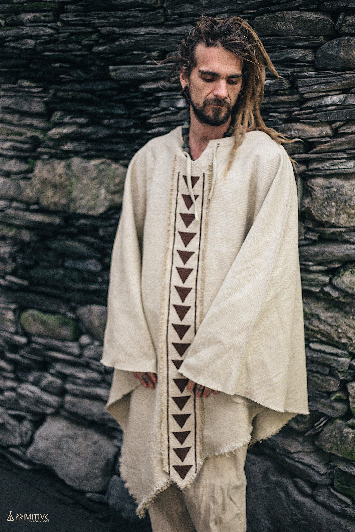 Tribal Arrows Poncho ⋙ Linen