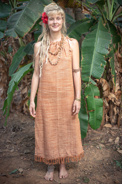 Jesica Dress ⋙⋘ Adjustable Handwoven Khadi Cotton Dress