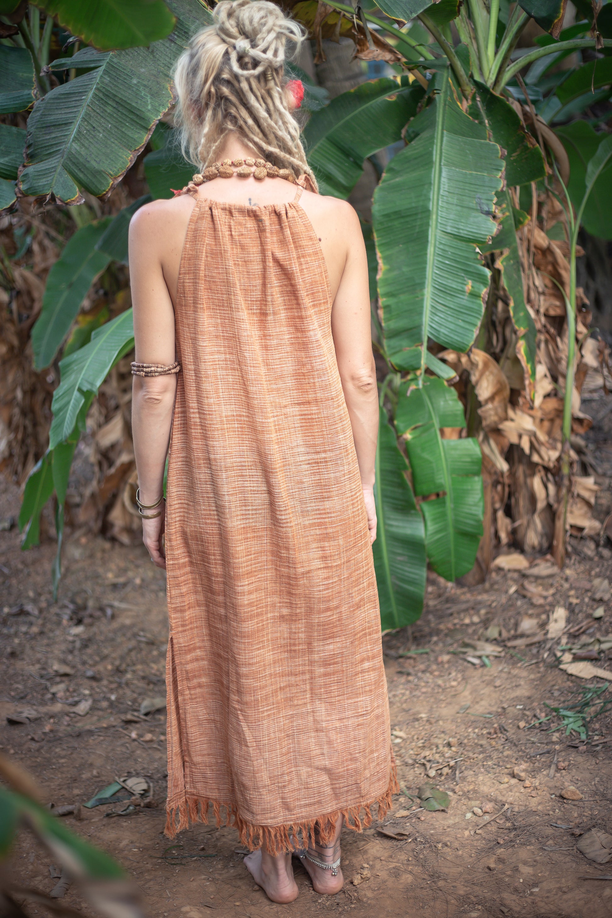 Jesica Dress ⋙⋘ Adjustable Handwoven Khadi Cotton Dress
