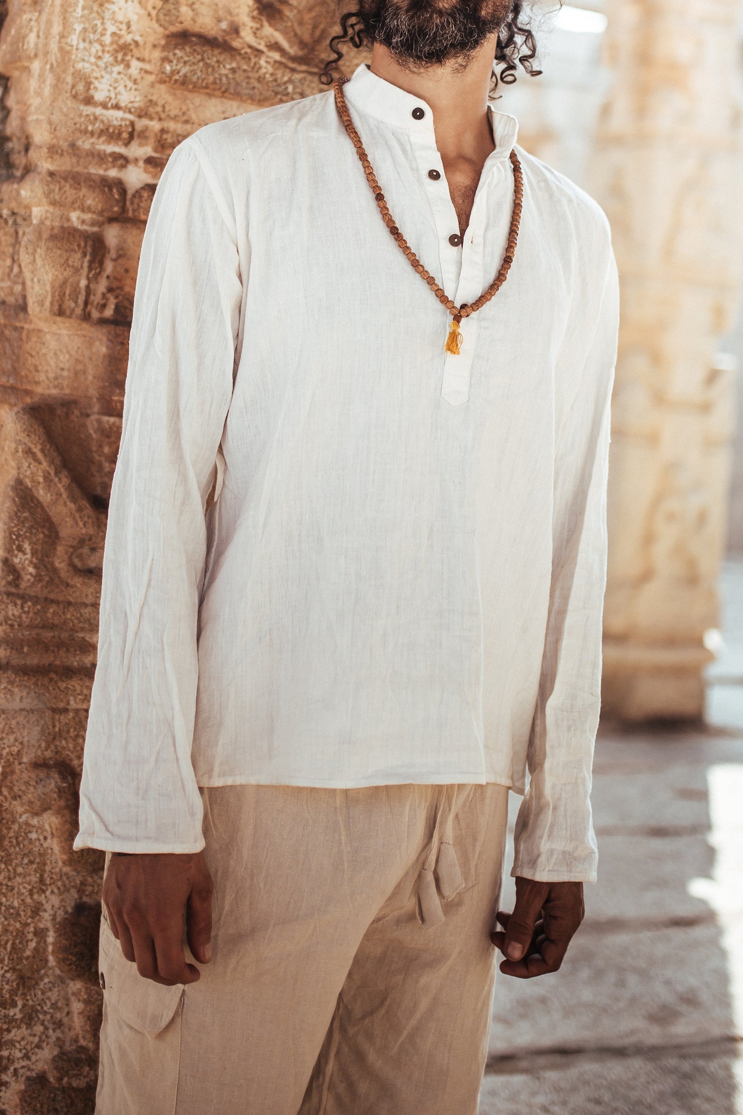 Short Kurta ⫸ Handwoven Khadi Cotton