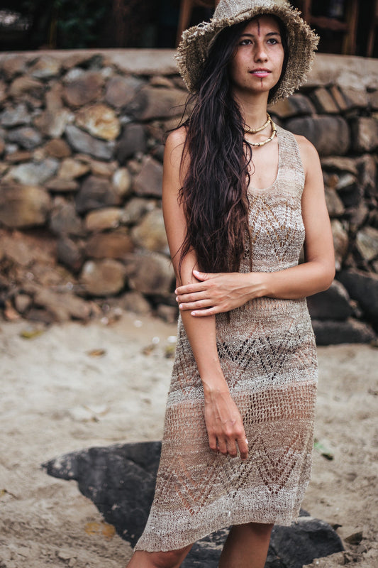 Handmade & Tribal Dresses Natural Cotton & Raw Silk Primitive Tribal Craft Handmade & Tribal Dresses Natural Cotton & Raw Silk Primitive Tribal Craft