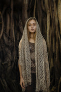 Nettle Yarn Shawl ~ Knitted Himalayan Nettle ~