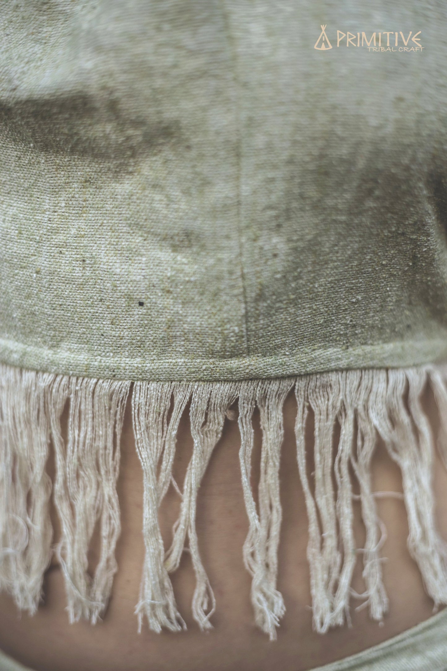 Desert Flower Frayed Top ⋙ Handwoven Raw Silk