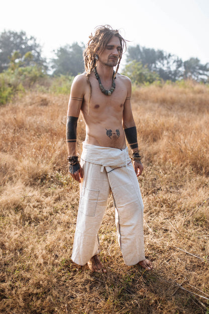 Hand Stitched Thai Fisherman Pants ⋙⋗ Handwoven Hemp
