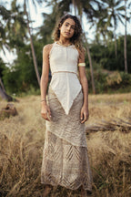 Nayara Top ⋙ Backless Halter Top with Fringes