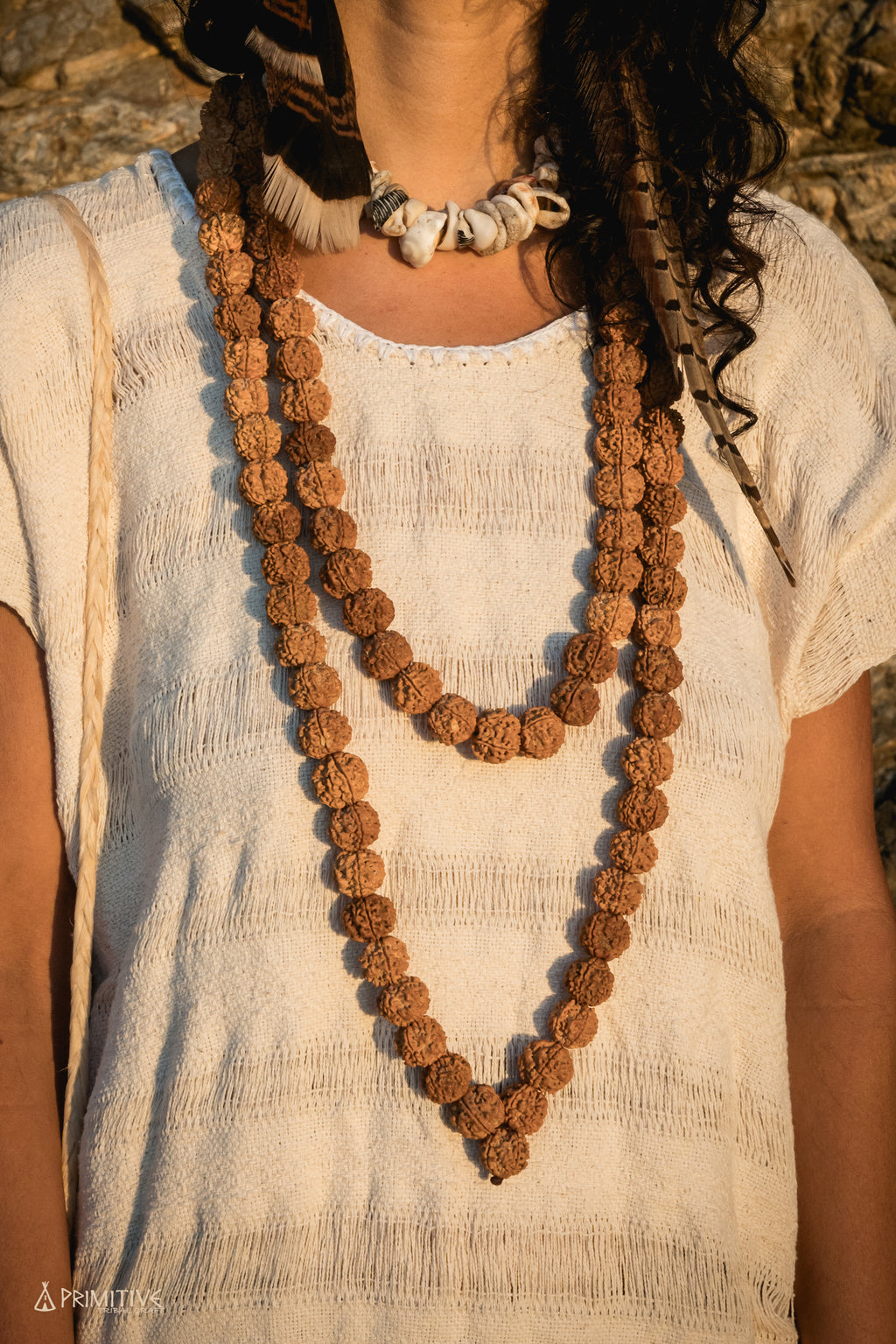 Huge ๑ Rudraksha Seeds ๑ Mala