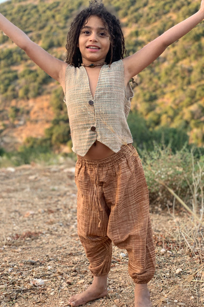 Children Vest ⋗⋙ Handwoven Khadi Cotton