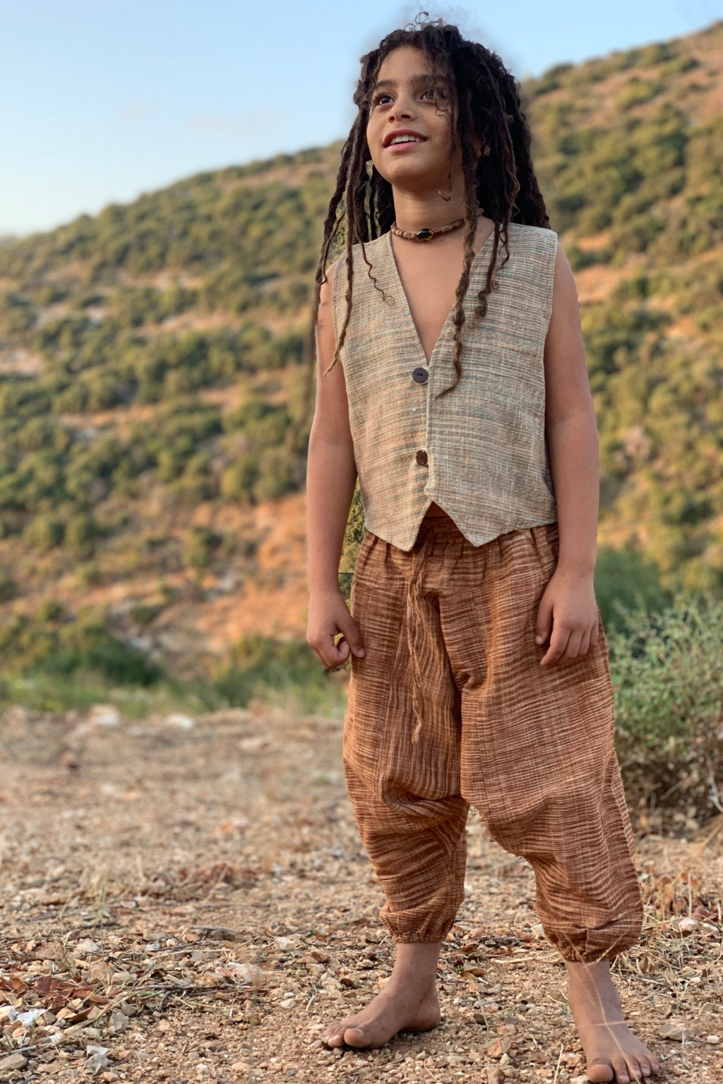 Children Harem Pants ⋗๑ Handwoven Khadi Cotton ⋗๑ PACK of 3
